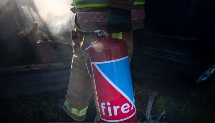 Brandsläckare för alla typer av bränder från Firexo